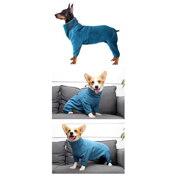 Ropa para mascotas Perrito pequeño y grande suéter de invierno vestido de lana polar