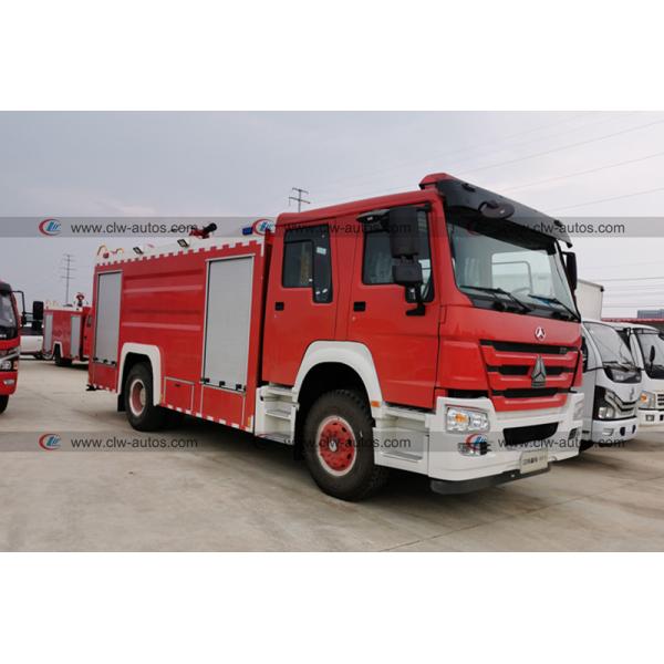Sinotruk HOWO 4X2 6 Wheels 266HP 8CBM Fire Fighting Truck