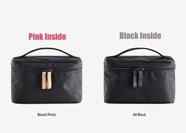 Stylish Cosmetic Organizer Travel Case / Makeup Organizer With Mirror Easy Carry