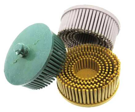 Metal Coating Removal Disc 2 Inch Bristle Disc Grit 50 80 120 with 1/4