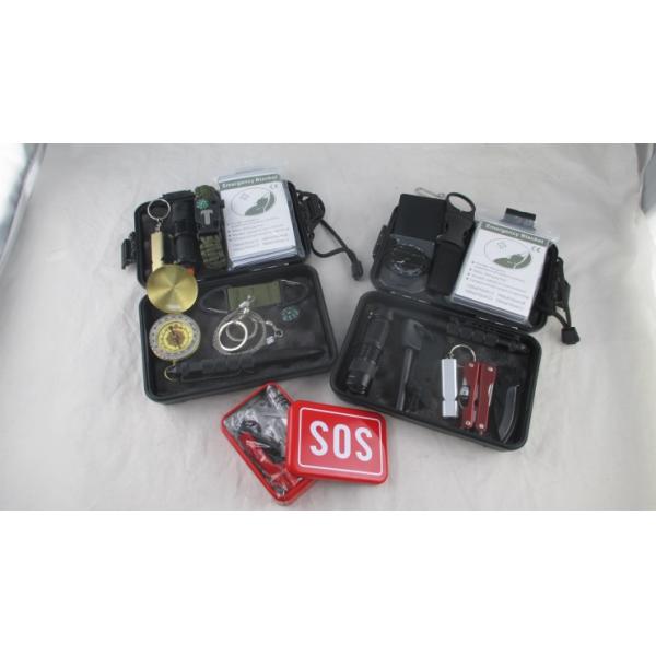 Balck Emergency Paracord Survival Watch Cool Camping Accessories Built In Battery