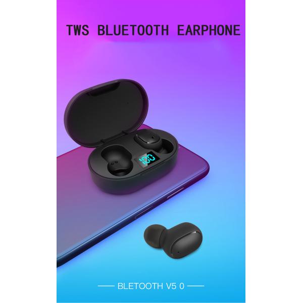 2020 новых мини наушников делают наушник водостойким дисплея силы Bluetooth 5,0 LCD спорта беспроводной