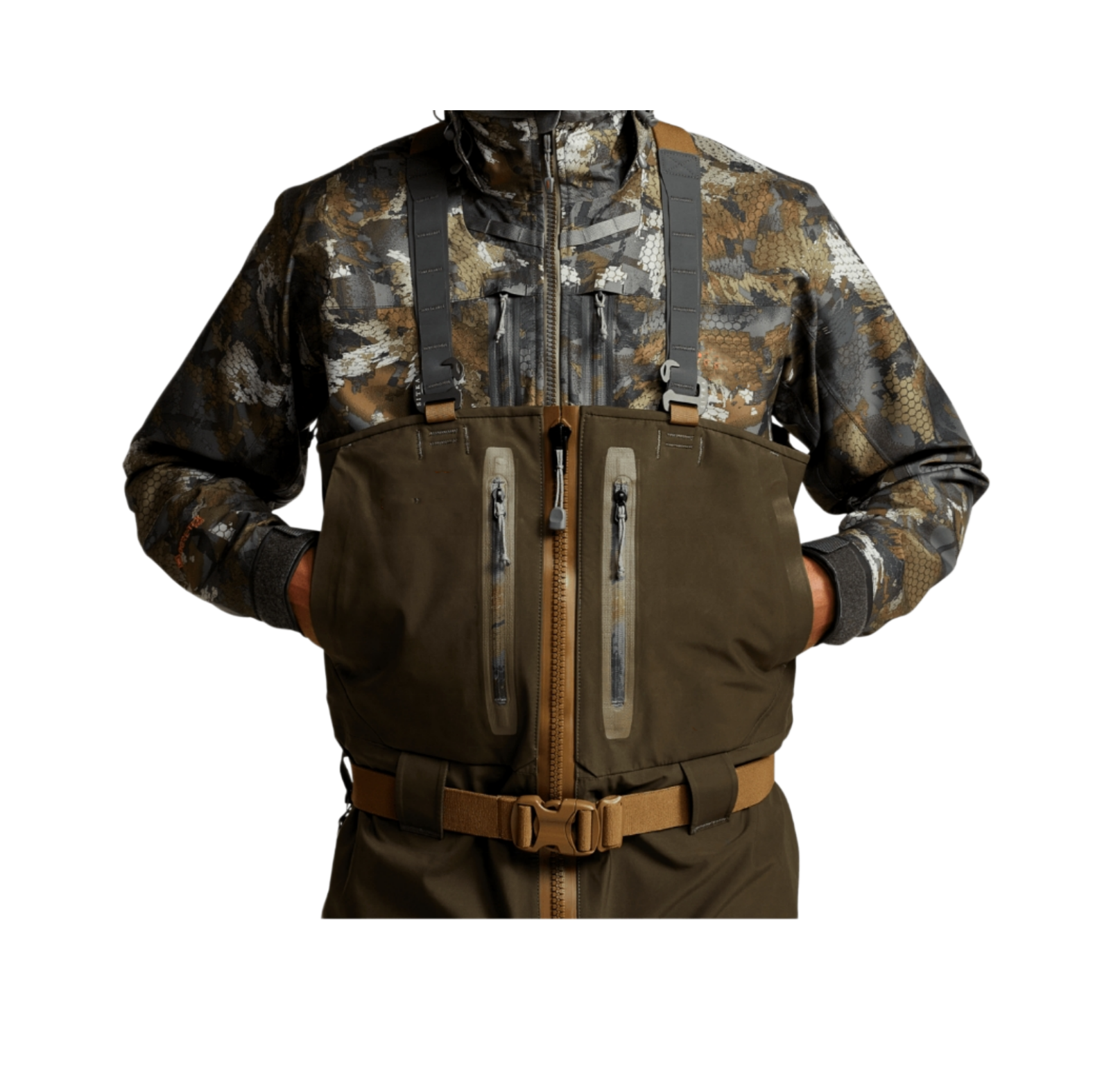 Water Repellent Breathable Hunting Waders Quick Dry Bootfoot Waders Windproof For Fishing & Hunting