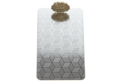 Geometric Hexagonal Patterned Embossed Stainless Steel Plate Sheet Metal 4x8