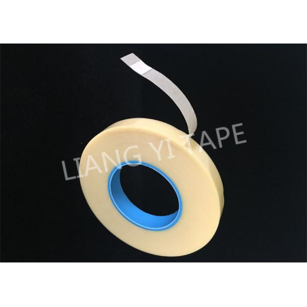 Rubber Adhesive Electrical Wire Tape , 0.28mm Thick Yellow Insulation Tape