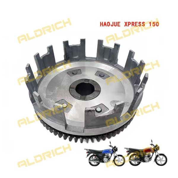 ALDRICH CLUTCH COVER - HAOJUE XPRESS - ADC12 Aluminum Alloy Engine Side Case