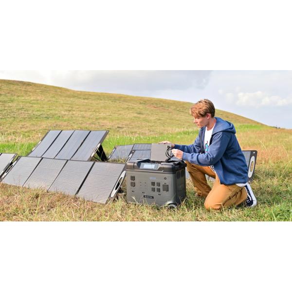 IP68 Waterproof 100W 200W 400W Outdoor Portable Foldable Solar Panel for Portable Power Station