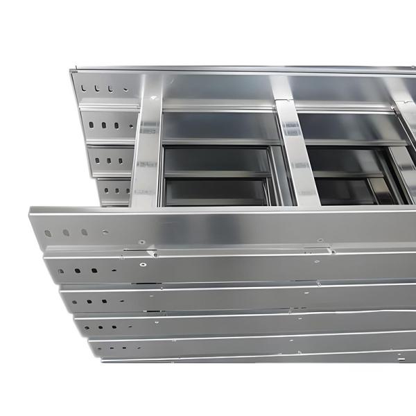 High Corrosion Resistance Ladder Cable Tray Width 100mm-1000mm And Height 50mm-150mm