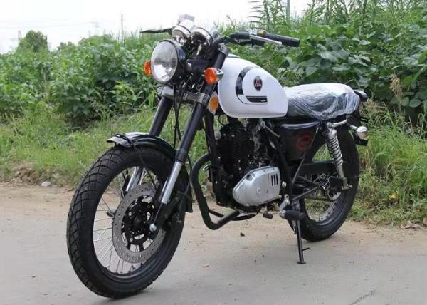 80kmph Max Speed Gas Powered Motorcycle With Small Size Rear Carrier