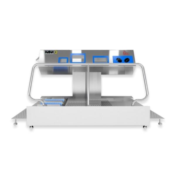 Procesamiento de alimentos Sanidad Entrada Gerente de lavado Desinfección y secado Estación de saneamiento Sanidad Entrada