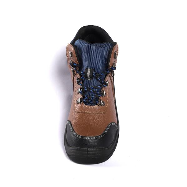 Men'S Steel Toe Steel Plate Work Shoes Nubuck Leather Anti Puncture Anti Slip  Anti Static