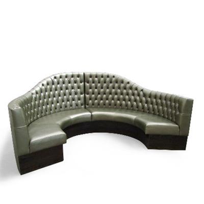 Assento secional em forma de u da cabine do clube noturno de 9 Seat Sofa With Recliners High Back