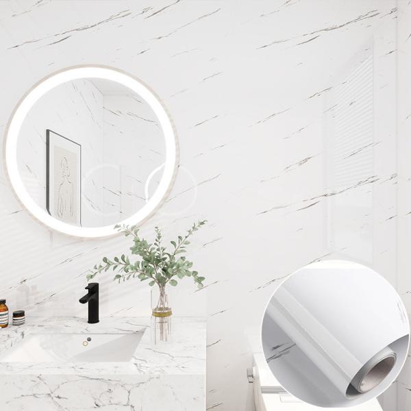 120cm Wide Countertop Wallpaper Waterproof Marble Removable Wallpaper