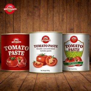 800g Canned Tomato Paste Manufactured To International ISO HACCP BRC FDA Standards