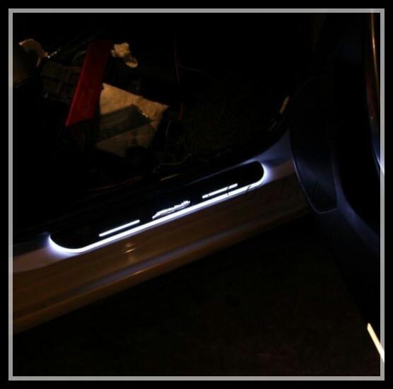 Car LED door sill plate light LED moving door scuff light for INFINITI FX35 FX37 FX30 FX50
