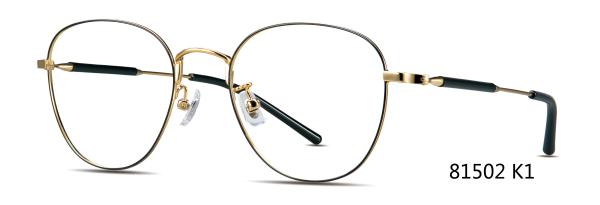 Metal Men Optical Frames Round Eyeglass 19MM Bridge