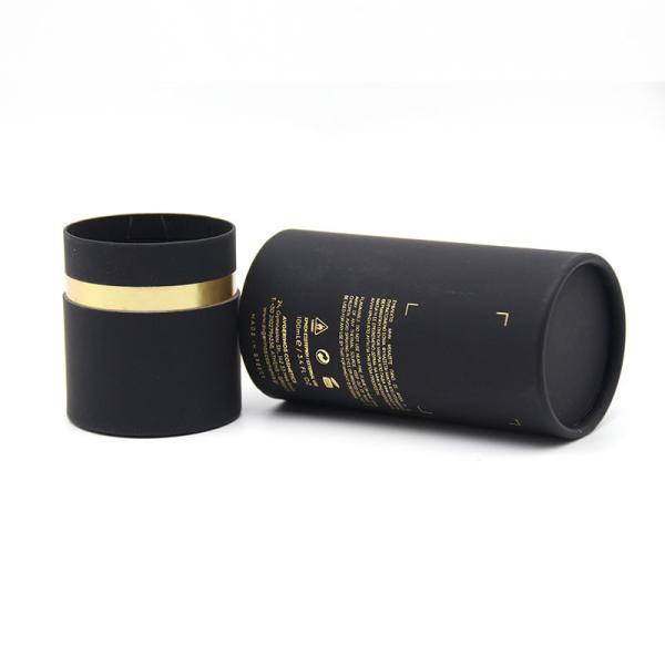 Cylinder Kraft Cardboard Tube Gift Box , Round Kraft Paper Tube With Embossing Stamping