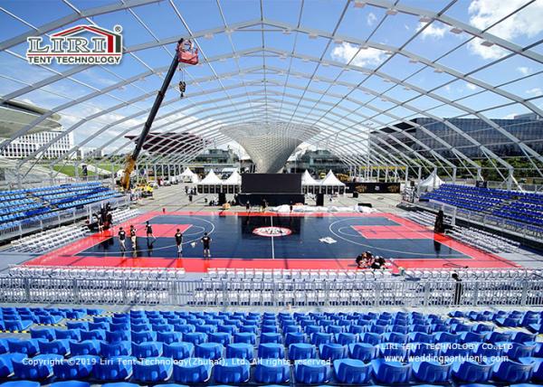 60x100M Event Polygon Tent For Bastetball Sports / Trade Show / Party