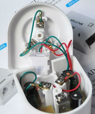 PCI Modem Telephone Accessories ADSL Filter Splitter With ABS 94HB Housiing