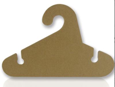 Cabides de papelão estampado Kraft 2MM Cabides de roupas de papelão