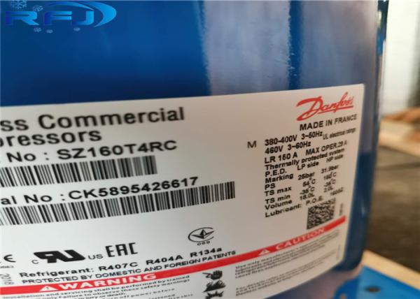 poder de cavalo do compressor SM161T4VC 13HP do rolo da refrigeração de 39.0KW R22 Danfoss