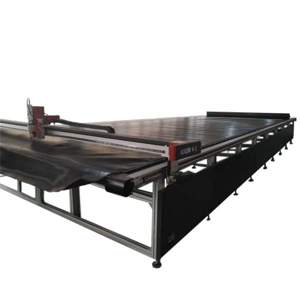 CNC Digital Cutting Machine Fabric Cutter with 3420*2550*1220mm Size Tungsten Steel Blade and 2500*1800mm Cutting Scope