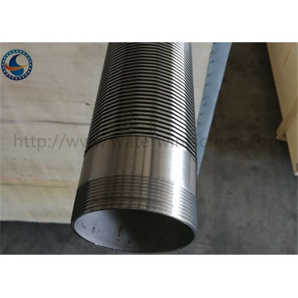 2x3mm Slot 1.5mm Wedge Wire Screen Pipe For Filter