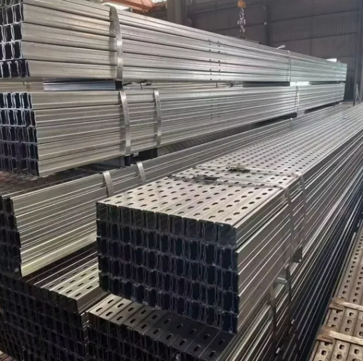 Custom Size U Shaped Steel Beam in Q235/Q355 Steel with Hot Dip Galvanized Coating for Industrial Frames