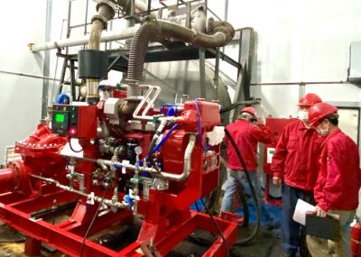 55 KW Fire Pump Engine Diesel Fuel With Compact Structure , UL / FM Aprroved