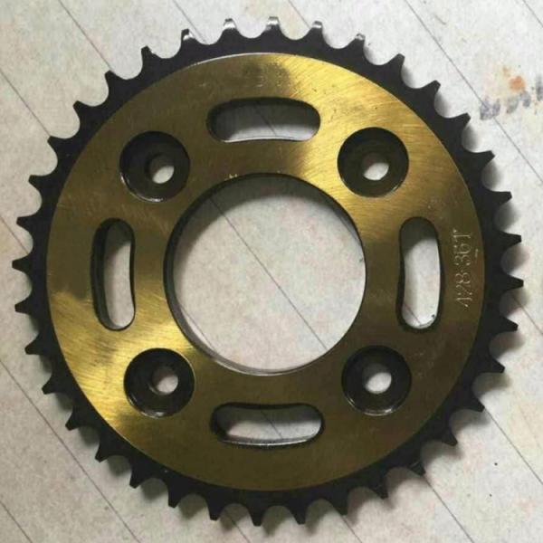 36T Steel Rear Sprocket for Honda C100 Motorcycle Customized Size and Teeth Options
