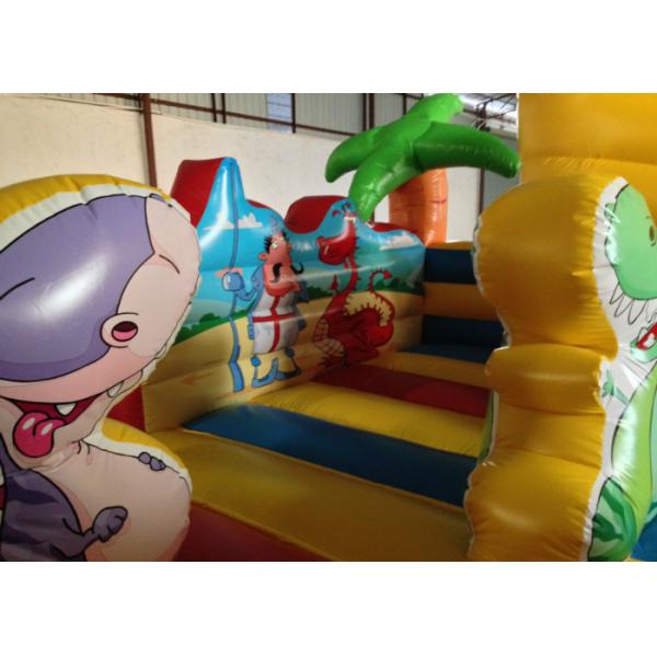 El puente inflable de los niños inflables del dinosaurio, al aire libre 10 los x 9m explota la casa de la diversión