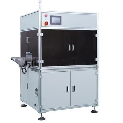 Automated Image Inspection Machine  Connected To The Assembly Machine With Loading Elevator To Improve Efficiency.