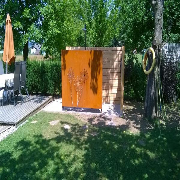 O jardim de aço decorativo cinzelado de Corten seleciona o serviço do ODM do OEM dos painéis