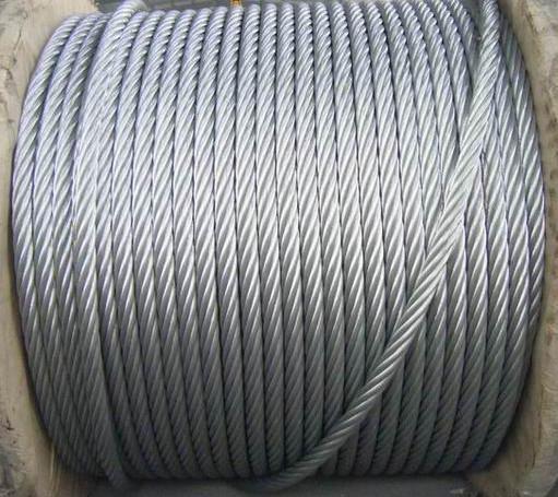 Câble métallique en acier galvanisé de 13 mm, structure 7x19, pour remorquage de câbles