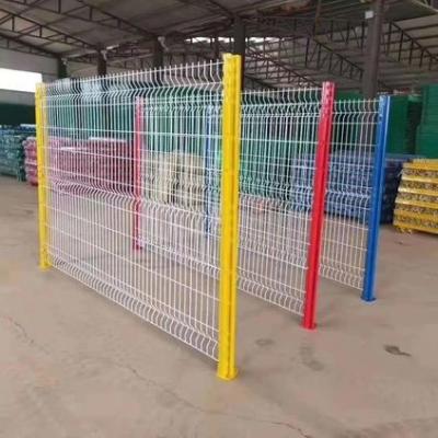 Corrosão galvanizada de Curvy Welded Fence da cerca de aço do jardim 3D anti