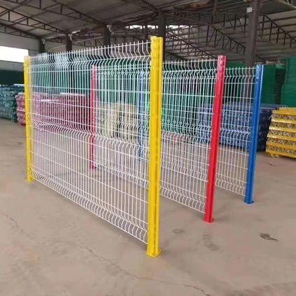 Anping TLWY High Quality Chinese Factory 3D Garden Fence Panel Curvy Welded Wire Mesh Fence with peach posts
