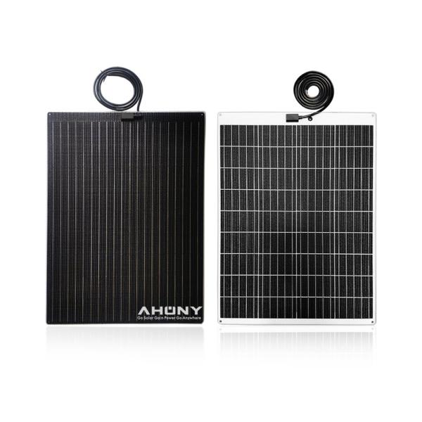 65W painéis solares ultrafinos semi-rígidos caminháveis para acampamento marítimo