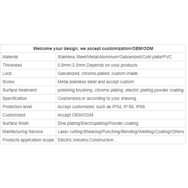 Stainless Steel Outdoor Waterproof Electrical Enclosure