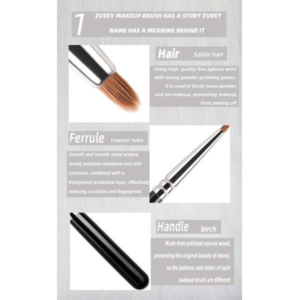 А75 Штука для макияжа волос животных Колинский Штука для макияжа волос саблевого хвоста