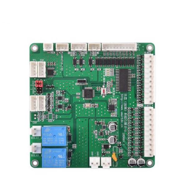 0.2mm Min Hole Size 0.1mm Min Line Width PCB Assembly with White Silkscreen Color