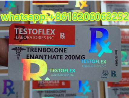 Étiquettes imperméables en PVC Androl Test 250 pour flacons en verre de 10 ml