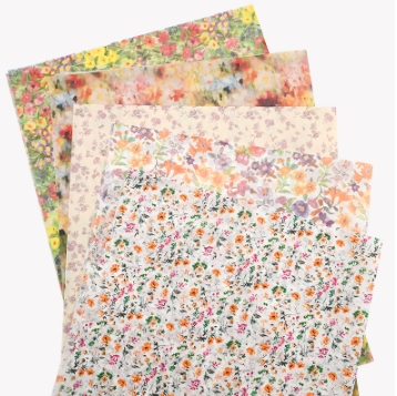 Spring flower series snow pear paper waterproof floral flower wrapping paper