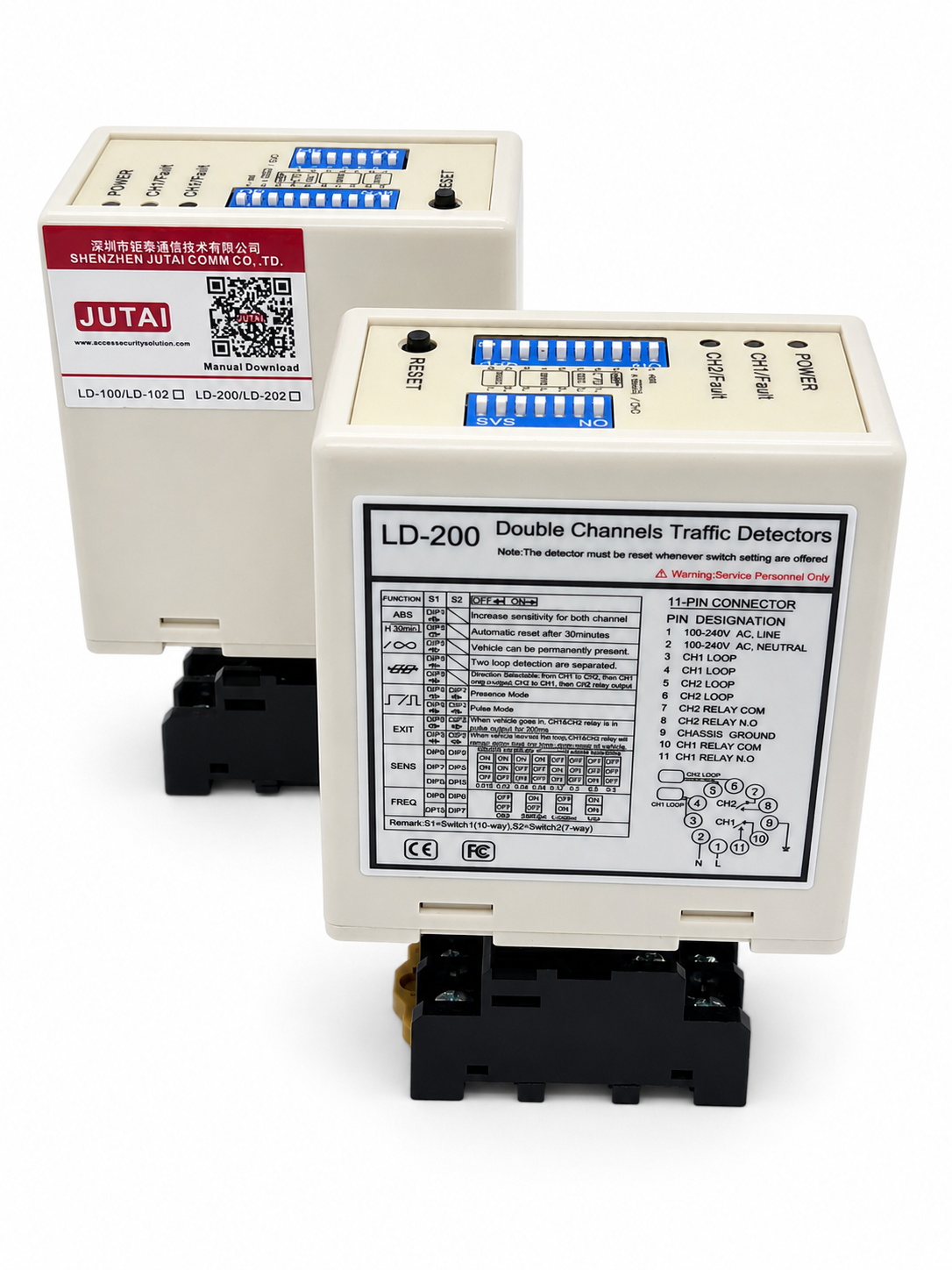 Dual Loop Detector for Weighbridge Systems with Vehicle Entry Exit Detection and Presence Output