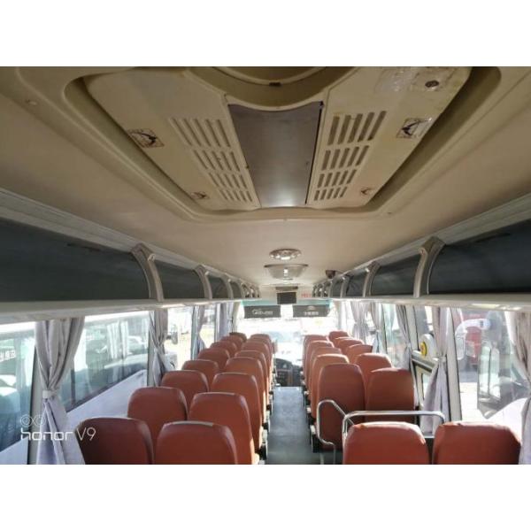 Commercial Yutong Used Motor Coaches Yuchai Engine With 53 Seats