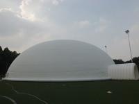 Tente gonflable de Lgloo de 0.55mm de PVC de dôme blanc énorme de bâche pour la partie
