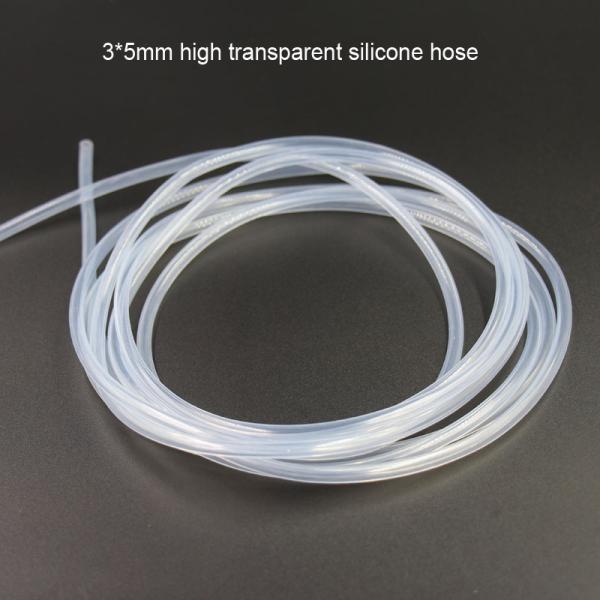 Tuyau transparent inodore de silicone 2x4mm 3x5mm 5x7mm expansibles