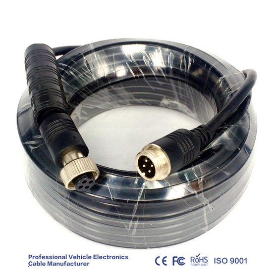 Electrical 2m 4 Pin Aviation Cable Double Female Head Socket Connector