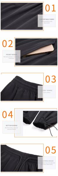 50degrees Electric Heated Clothes Pants Far Infrared Graphene Material For Men Women