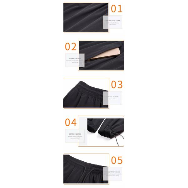 50degrees Electric Heated Clothes Pants Far Infrared Graphene Material For Men Women