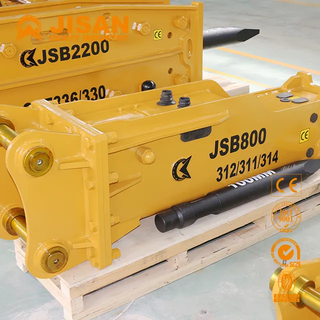 Highly Durable Hydraulic Rock Breaker For Excavator Demolition And Construction